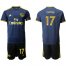 Arsenal #17 Iwobi Third Soccer Club Jersey