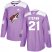 Adidas Arizona Coyotes #21 Derek Stepan Purple Authentic Fights Cancer Stitched Youth NHL Jersey