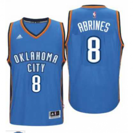 Mens Oklahoma City Thunder #8 Alex Abrines adidas Light Blue Player Swingman Jersey