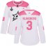 Adidas Dallas Stars #3 John Klingberg White/Pink Authentic Fashion Womens 2020 Stanley Cup Final Stitched NHL Jersey