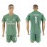 Real Madrid #1 I Casillas Green Goalkeeper Soccer Club Jersey