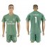 Real Madrid #1 I Casillas Green Goalkeeper Soccer Club Jersey