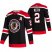 Chicago Blackhawks #2 Duncan Keith Black Mens Adidas 2020-21 Reverse Retro Alternate NHL Jersey