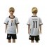 Germany #11 Klose White Home Kid Soccer Country Jersey