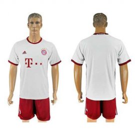 Bayern Munchen Blank White Soccer Club Jersey
