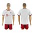 Bayern Munchen Blank White Soccer Club Jersey