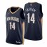 Nike New Orleans Pelicans #14 Brandon Ingram Navy Mens 2021-22 NBA 75th Anniversary Diamond Swingman Jersey – Icon Edition Mens