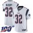 Nike New England Patriots #32 Devin McCourty White Mens Stitched NFL 100th Season Vapor Limited Jersey