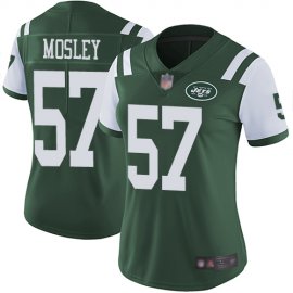 Nike New York Jets #57 C.J. Mosley Green Team Color Womens Stitched NFL Vapor Untouchable Limited Jersey