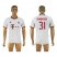 Bayern Munchen #31 Schweinsteiger White Soccer Club Jersey