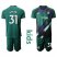 Chelsea #31 Green Black Goalkeeper Kid Soccer Club Jersey