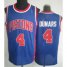 Detroit Pistons 4 Joe Dumars Blue Hardwood Classics Revolution 30 NBA Jerseys Cheap
