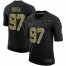 San Francisco 49ers #97 Nick Bosa Mens Nike 2020 Salute To Service Camo Limited NFL Jersey Black