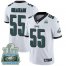 Nike Philadelphia Eagles #55 Brandon Graham White Super Bowl LII Champions Mens Stitched NFL Vapor Untouchable Limited Jersey