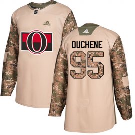 Adidas Ottawa Senators #95 Matt Duchene Camo Authentic 2017 Veterans Day Stitched Youth NHL Jersey