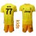 Juventus Blank Black Goalkeeper Kid Soccer Club Jersey