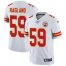 Nike Kansas City Chiefs #59 Reggie Ragland White Mens Stitched NFL Vapor Untouchable Limited Jersey