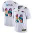 Denver Broncos #14 Courtland Sutton Mens White Nike Multi-Color 2020 NFL Crucial Catch Limited NFL Jersey