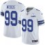 Nike Dallas Cowboys #99 Antwaun Woods White Mens Stitched With Established In 1960 Patch NFL Vapor Untouchable Limited Jersey
