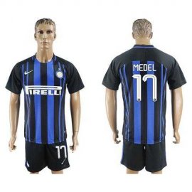 Inter Milan #17 Medel Home Soccer Club Jersey