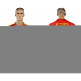 Spain #6 A.INIESTA Home 2018 FIFA World Cup Soccer Jersey
