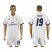 Real Madrid #19 Modric White Home Soccer Club Jersey