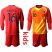 France #16 Mandanda Red Goalkeeper Long Sleeves Kid Soccer Country Jersey