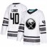 Adidas Buffalo Sabres #40 Robin Lehner White 2019 All-Star Game Parley Authentic Stitched NHL Jersey