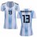 Womens Argentina #13 Kranevitter Home Soccer Country Jersey