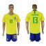 Brazil #13 Marquinhos Home Soccer Country Jersey