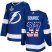 Adidas Tampa Bay Lightning #37 Yanni Gourde Blue Home Authentic USA Flag Youth 2020 Stanley Cup Champions Stitched NHL Jersey