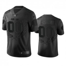 San Francisco 49ers Custom Mens Nike Black NFL MVP Limited Edition Jersey