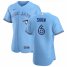 Toronto Blue Jays #6 Travis Shaw Mens Nike Light Blue Alternate 2020 Authentic Player MLB Jersey
