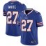 Nike Buffalo Bills #27 TreDavious White Royal Blue Team Color Mens Stitched NFL Vapor Untouchable Limited Jersey