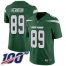 Nike New York Jets #89 Chris Herndon Green Team Color Mens Stitched NFL 100th Season Vapor Limited Jersey