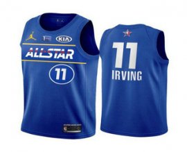 Mens 2021 All-Star #11 Kyrie Irving Blue Eastern Conference Stitched NBA Jersey