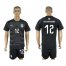 Italy #12 Donna Rumma Black Goalkeeper Soccer Country Jersey