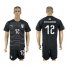 Italy #12 Donna Rumma Black Goalkeeper Soccer Country Jersey