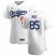 Los Angeles Dodgers #85 Dustin May Mens Nike White Home 2020 Authentic Player MLB Jersey
