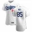 Los Angeles Dodgers #85 Dustin May Mens Nike White Home 2020 Authentic Player MLB Jersey