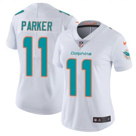 Nike Miami Dolphins #11 DeVante Parker White Womens Stitched NFL Vapor Untouchable Limited Jersey