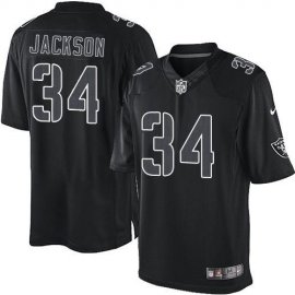 Nike Las Vegas Raiders #34 Bo Jackson Black Mens Stitched NFL Impact Limited Jersey