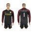 Manchester City #1 C.Bravo Away Long Sleeves Soccer Club Jersey