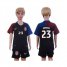 USA #23 Johnson Away Kid Soccer Country Jersey