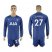 Tottenham Hotspur #27 Wimmer Away Long Sleeves Soccer Club Jersey