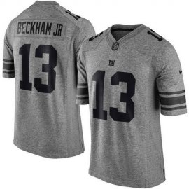 Nike New York Giants #13 Odell Beckham Jr Gray Mens Stitched NFL Limited Gridiron Gray Jersey