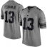 Nike New York Giants #13 Odell Beckham Jr Gray Mens Stitched NFL Limited Gridiron Gray Jersey