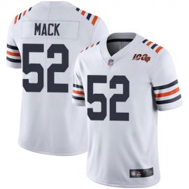 Nike Chicago Bears #52 Khalil Mack White Alternate Youth Stitched NFL Vapor Untouchable Limited 100th Season Jersey
