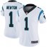 Nike Carolina Panthers #1 Cam Newton White Womens Stitched NFL Vapor Untouchable Limited Jersey