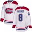 Adidas Montreal Canadiens #8 Ben Chiarot White Road Authentic Stitched NHL Jersey